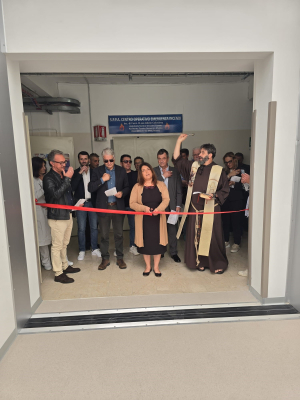 Inaugurato il nuovo accesso al presidio ''Pugliese'' dell'Azienda ospedaliero-universitaria ''Renato Dulbecco''