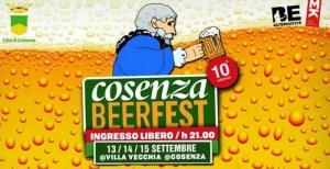 Dal 13 al 15 Settembre ''Cosenza Beer Fest'' in Villa Vecchia a Cosenza