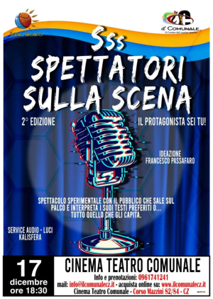 Il teatro si apre al pubblico e alla citt&agrave; con la seconda edizione di ''Spettatori sulla scena'', al Teatro Comunale il protagonista sei tu! Appuntamento domenica 17 dicembre alle 18.30