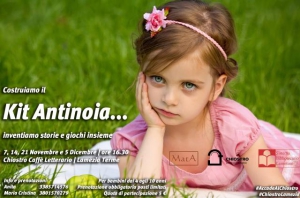 Il Chiostro Caff&egrave; Letterario si affianca ai bambini: arriva il Kit Antinoia
