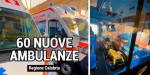 Arrivano 60 nuove ambulanze per gli ospedali calabresi