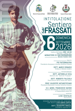 Morano intitola un sentiero a San Piergiorgio Frassati