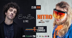 Doppio live di Eman e Nitro per la prima edizione del ''Catanzaro Sport Village'' a Catanzaro
