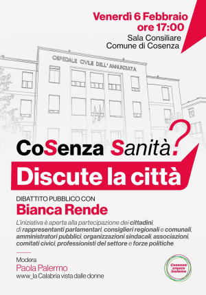 Secondo appuntamento per il ciclo di incontri strategici ''Discute la citt&agrave;'', promosso da Bianca Rende
