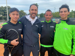 Reggio, a lezione di tennis da Santopadre