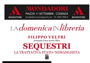 Il nuovo libro di Filippo Veltri arriva alla Mondadori di Cosenza