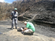 Incendio in ex discarica, sequestrata