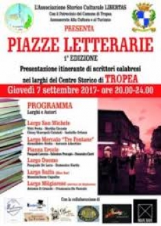 Tutto pronto per &ldquo;Piazze letterarie&rdquo; a Tropea