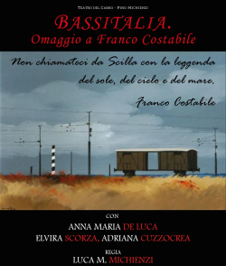 SPAc Festival - Badolato Summer Edition, luned&igrave; 17 a Palazzo Gallelli ''Bassitalia'', un omaggio al poeta Franco Costabile con Anna Maria De Luca, Elvira Scorza e Adriana Cuzzocrea