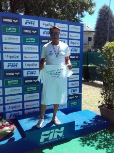 Congratulazioni al neo campione italiano master di nuoto Enzo Foglia