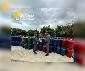 Nel Cosentino la Guardia di Finanza sequestra 261 bombole di gpl