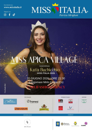 Miss Italia Calabria 2026: prima tappa all'Apica Village di Mirto Crosia