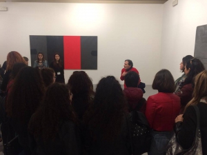 Gli studenti dell'istituto ''Bruno Chimirri'' di Catanzaro al Museo delle Arti di Catanzaro con il maestro Berlingeri nell'ambito del progetto Scuola per tutti