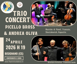 Dal 23 al 27 aprile, Bisignano diventa crocevia internazionale del flauto con la kermesse promossa dall'Associazione Flautisti Calabresi