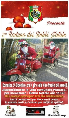 Tutto pronto per il tradizionale &ldquo;Raduno dei Babbi Natale&rdquo; a Platania