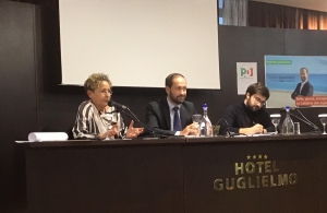 Fabio Guerriero, candidato al consiglio regionale per il Pd (Collegio Area Centrale) a Catanzaro con cittadini e sostenitori