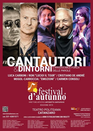 Festival d&rsquo;Autunno: in programma dedica al dottore Santacroce e spazio a Luca Carboni