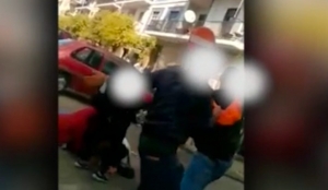 Rissa a Cosenza, episodio ripreso da passanti