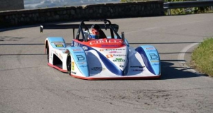 Denny Molinaro in gara a Luzzi su Osella