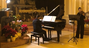 Successo del ''Recital per Violino e Pianoforte'' nella Chiesa del Carmine di Lamezia Terme