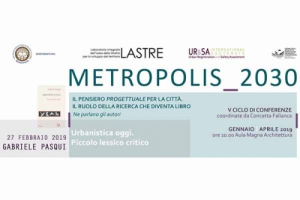 Universit&agrave; Mediterranea: V Ciclo di conferenze Metropolis_2030