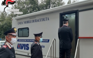 I Carabinieri di Rende diventano donatori di sangue
