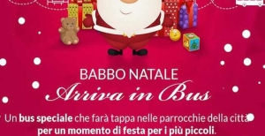 Babbo Natale arriva in autobus a Reggio Calabria