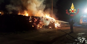 Incendio in un cantiere metro a Catanzaro
