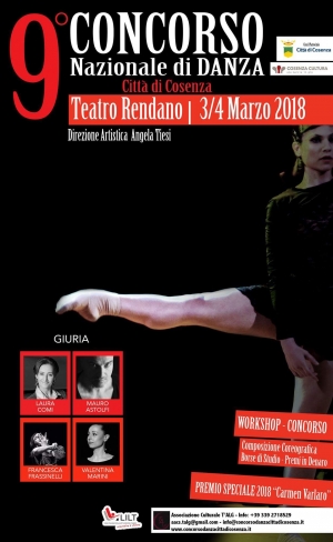 Concorso di danza ''Citt&agrave; di Cosenza'' al Teatro Rendano