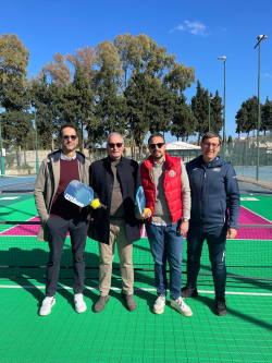 Pickleball, entusiasmo per il ''Road To Rome''