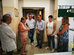 Sopralluogo al Liceo Scientifico di Lamezia Terme: la Provincia verifica le criticit&agrave; in vista del nuovo anno scolastico