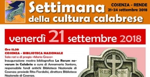 Settimana della cultura calabrese: tutti gli eventi