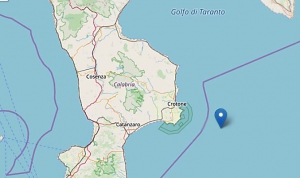 Trema la terra a Crotone, sisma di Ml 3.9 a largo di Isola Capo Rizzuto
