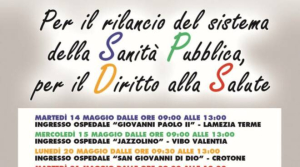 Presidi per il rilancio del sistema della Sanit&agrave; pubblica e per il diritto alla Salute: le iniziative della Cgil Area Vasta, Spi Cgil ed Fp Cgil