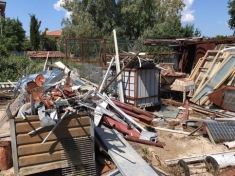 Trovata discarica abusiva con eternit