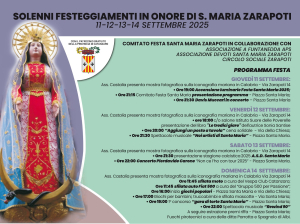 Festa di Santa Maria 2025, spettacoli musicali con Pierdavide Carone, Davis Muccari e ''Rewind 90''