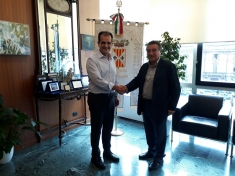 Il presidente della Provincia di Catanzaro, Enzo Bruno, ha ricevuto il nuovo presidente degli Agronomi, Antonio Celi