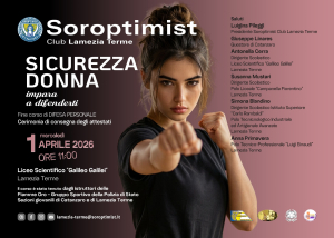 Il Soroptimist e la Questura di Catanzaro consegnano gli attestati alle studentesse che hanno frequentato il corso di difesa personale